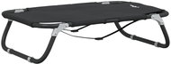 Shumee Folding dog bed anthracite, oxford fabric and steel 70 × 46 × 18 cm - Pet Bed