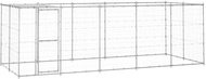 Shumee Outdoor dog pen with roof galvanized steel 12,1 m2 - Dog Pen