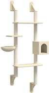 Shumee Wall cat scratcher with post cream 180 cm - Cat Scratcher