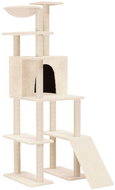 Shumee Cat scratcher with sisal posts cream 166 cm - Cat Scratcher