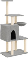 Shumee Cat scratching post with sisal posts light grey 131 cm - Cat Scratcher