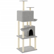 Shumee Cat scratching post with sisal posts light grey 180 cm - Cat Scratcher