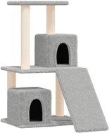 Shumee Cat scratching post with sisal posts light grey 82 cm - Cat Scratcher