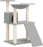 Shumee Cat scratching post with sisal posts light grey 83 cm - Cat Scratcher