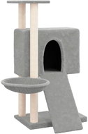 Shumee Cat scratching post with sisal posts light grey 96 cm - Cat Scratcher