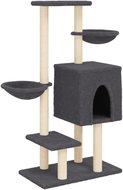 Shumee Cat scratching post with sisal posts dark grey 117 cm - Cat Scratcher