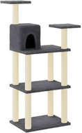 Shumee Cat scratcher with sisal posts dark grey 118,5 cm - Cat Scratcher