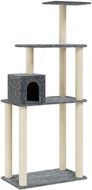 Shumee Cat scratching post with sisal posts dark grey 147 cm - Cat Scratcher