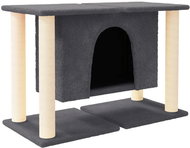 Shumee Cat scratching post with sisal posts dark grey 50 cm - Cat Scratcher