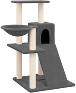 Shumee Cat scratching post with sisal posts dark grey 82 cm - Cat Scratcher