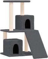 Shumee Cat scratching post with sisal posts dark grey 82 cm, 171665 - Cat Scratcher