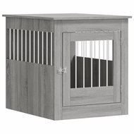Shumee Dog kennel and end table sonoma grey 64,5 × 80 × 71 cm - Dog Kennel