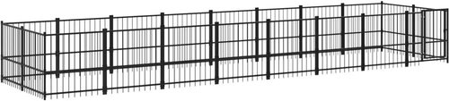 Shumee Outdoor dog pen steel 15,02 m2, 3124604 - Dog Pen - Main image