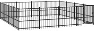 Shumee Outdoor dog pen steel 15,05 m2 - Dog Pen