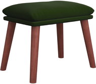 Shumee Ottoman dark green 45 × 29,5 × 35 cm velvet - Footstool