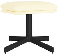 Shumee Ottoman cream 60 × 60 × 36 cm faux leather, 341638 - Footstool