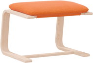 Shumee Ottoman dark yellow 51 × 41 × 40 cm textile - Footstool