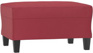 Shumee Ottoman burgundy 70 × 55 × 41 cm faux leather, 349359 - Footstool