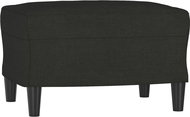Shumee Ottoman black 60 × 50 × 41 cm textile, 349283 - Footstool