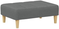 Shumee Ottoman dark grey 77 × 55 × 31 cm textile, 4007363 - Footstool