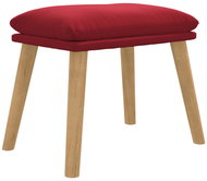 Shumee Ottoman burgundy 45 × 29,5 × 35 cm velvet, 341440 - Footstool