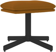 Shumee Footstool brown 60 × 60 × 36 cm velvet, 341634 - Footstool