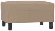 Shumee Cappuccino Ottoman 70 × 55 × 41 cm faux leather, 349360 - Footstool