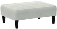 Shumee Ottoman light grey 77 × 55 × 31 cm velvet, 4007366 - Footstool