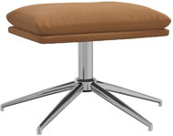 Shumee Ottoman taupe 60 × 60 × 35 cm microfiber fabric - Footstool