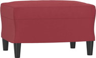 Shumee Ottoman burgundy 60 × 50 × 41 cm faux leather, 349291 - Footstool
