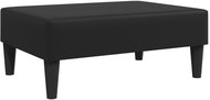 Shumee Ottoman black 77 × 55 × 31 cm faux leather - Footstool