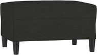 Shumee Ottoman black 70 × 55 × 41 cm textile, 349307 - Footstool