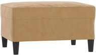 Shumee Ottoman brown 70 × 55 × 41 cm velvet - Footstool