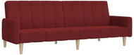 2místná rozkládací pohovka vínová textil, 337364 - Pohovka