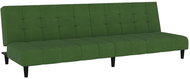 2místná rozkládací pohovka tmavě zelená samet, 337370 - Pohovka
