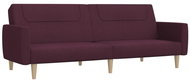2místná rozkládací pohovka fialová textil, 337414 - Pohovka