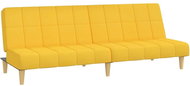 2místná rozkládací pohovka žlutá textil, 337485 - Pohovka