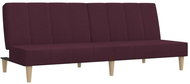 2místná rozkládací pohovka fialová textil, 337557 - Pohovka