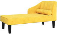 2místná pohovka žlutá samet, 340721 - Pohovka