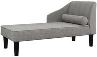 2místná pohovka světle šedá textil, 340724 - Pohovka