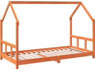 Shumee Dětská postel voskově hnědá 90 × 190 cm masivní borovice - Postel