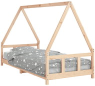 Shumee Dětská postel 90 × 200 cm masivní borové dřevo, 834453 - Postel