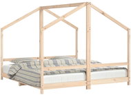 Shumee Dětská postel 2 × (90 × 190) cm masivní borové dřevo - Postel