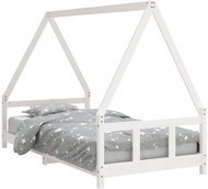 Shumee Children's bed white 90 × 190 cm solid pine wood, 834463 - Bed