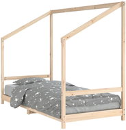 Shumee Dětská postel 90 × 200 cm masivní borové dřevo, 835703 - Postel