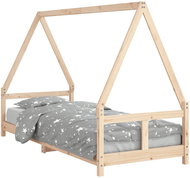 Shumee Dětská postel 80 × 200 cm masivní borové dřevo, 834450 - Postel