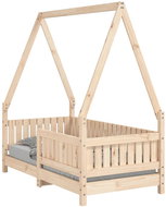 Shumee Children's bed 70 × 140 cm solid pine wood, 834501 - Bed