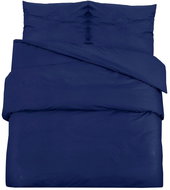 Shumee Bedding set 1+2 navy blue 220 × 240 cm microfiber, pillows 65 × 65 cm - Bed Linen