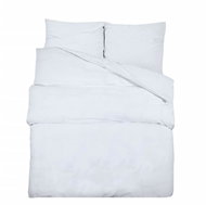 Shumee Bed linen set 1+2 white 225 × 220 cm cotton, without print, pillows 50 × 75 cm - Bed Linen