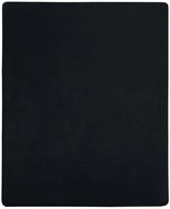 Shumee Jersey 2 pcs black 100 × 200 cm cotton - Bedsheet